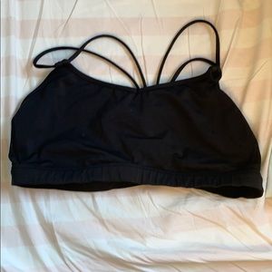 Lululemon black sports bra